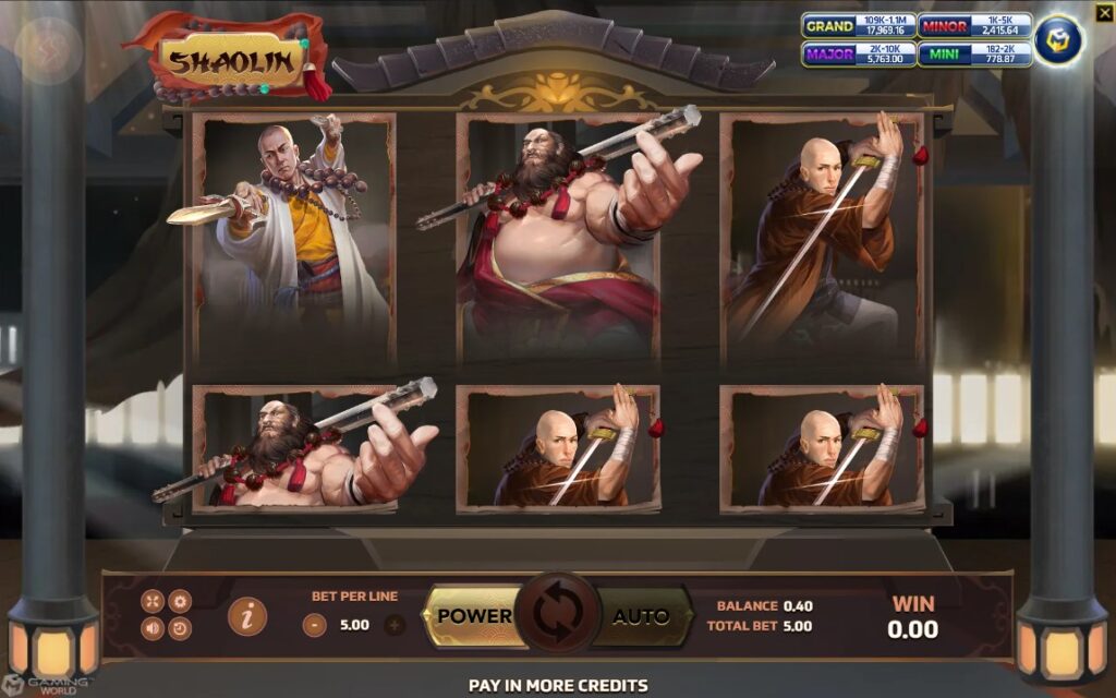 Shaolin slot